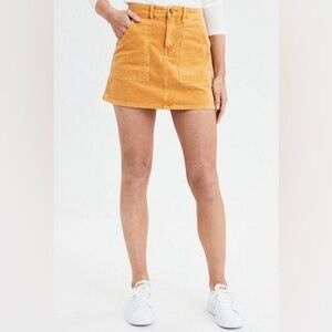 American Eagle corduroy high rise A-line skirt size 14